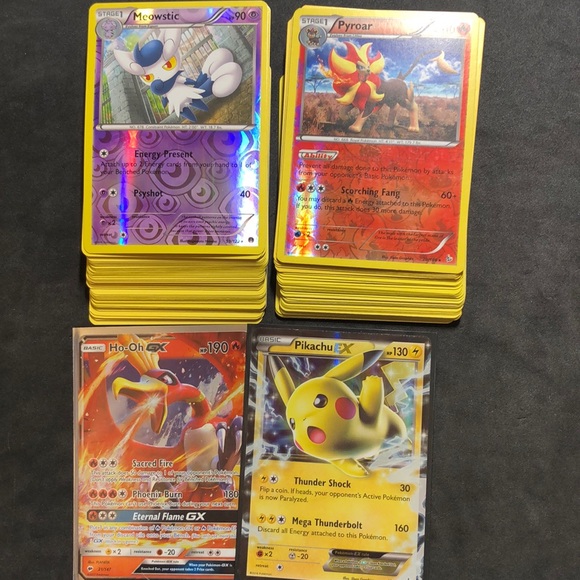 Other Pokemon Cards Holos Gxex Cards Poshmark